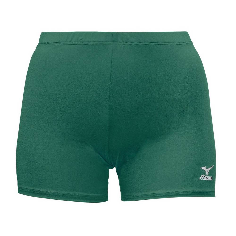 Womens Mizuno Vortex Volleyball Shorts Green Philippines (ZITBCP628)